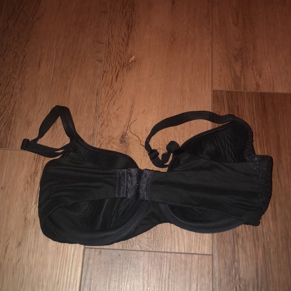 🔴 victoria secret black lined demi busted double bra - Picture 3 of 4